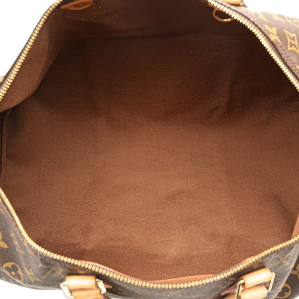 Pre-owned Louis Vuitton Monogram Speedy 40 Brown