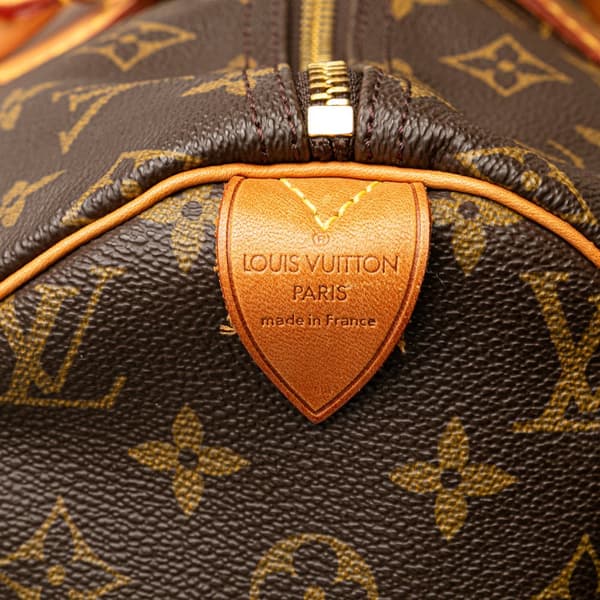 Pre-owned Louis Vuitton Monogram Speedy 40 Brown
