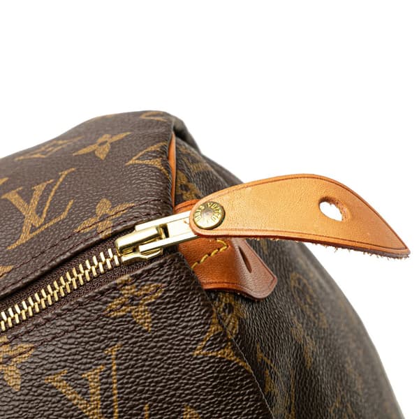 Pre-owned Louis Vuitton Monogram Speedy 40 Brown