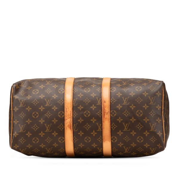 Pre-owned Louis Vuitton Monogram Keepall 45 Brown