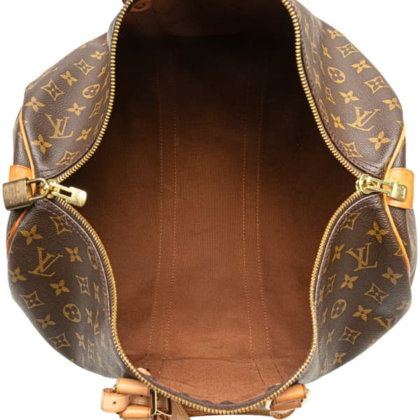 Pre-owned Louis Vuitton Monogram Keepall 45 Brown