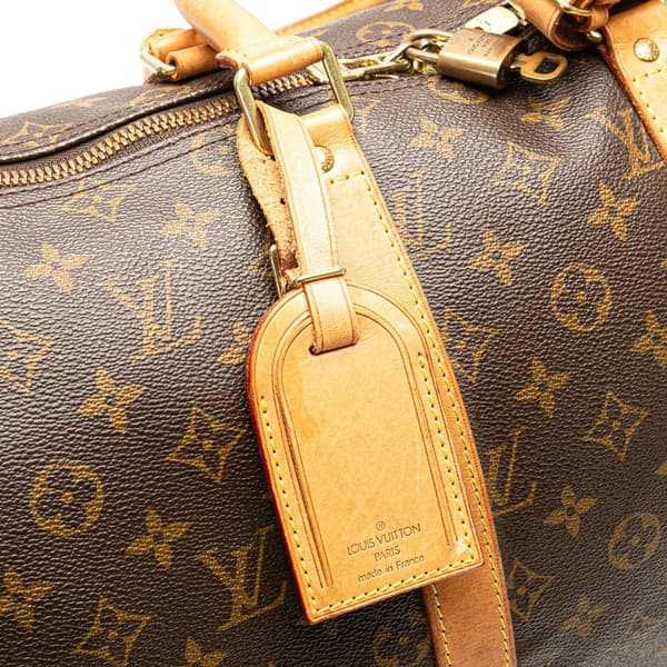 Pre-owned Louis Vuitton Monogram Keepall 45 Brown