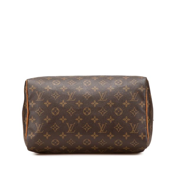Pre-owned Louis Vuitton Monogram Speedy 30 Brown
