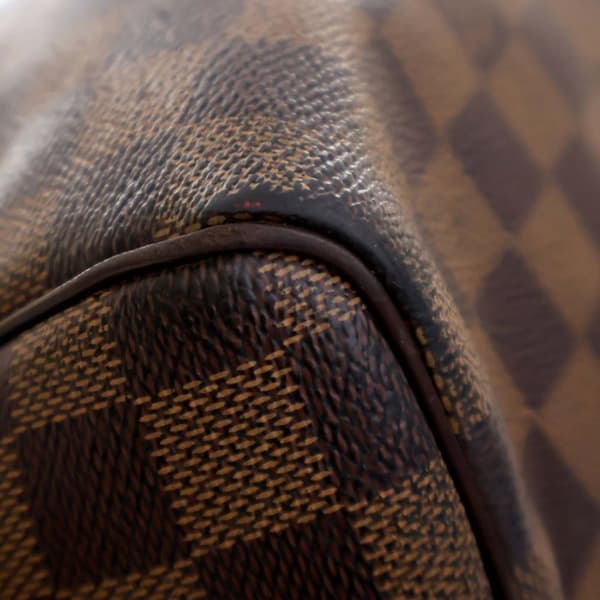 Pre-owned Louis Vuitton Damier Ebene Speedy 30 Brown