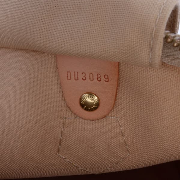 Pre-owned Louis Vuitton Damier Azur Speedy 30 White