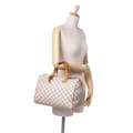 Miniatyrbilde 8 av 9: Pre-owned Louis Vuitton Damier Azur Speedy 30 White