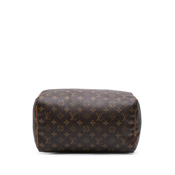 Pre-owned Louis Vuitton Monogram Speedy 30 Brown