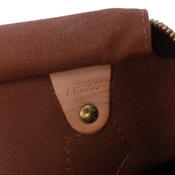 Pre-owned Louis Vuitton Monogram Speedy 30 Brown