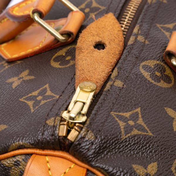 Pre-owned Louis Vuitton Monogram Speedy 30 Brown