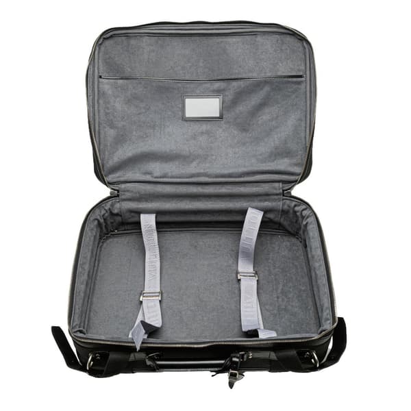Pre-owned Louis Vuitton Taiga Satellite 53 Luggage Black