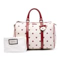 Pikkukuva 10 / 10: Pre-owned Gucci Medium GG Supreme Hearts Joy Boston White