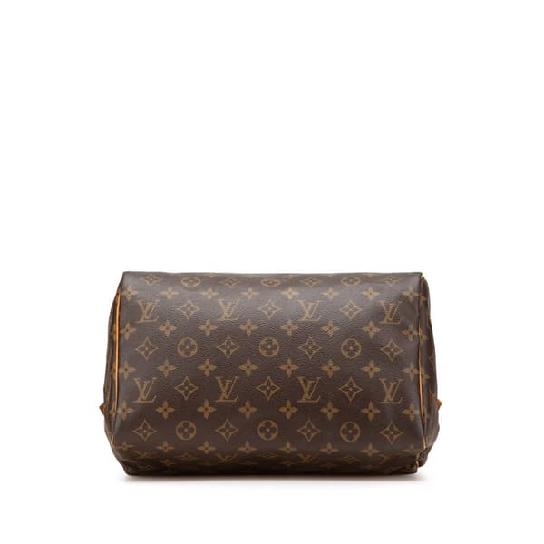 Pre-owned Louis Vuitton Monogram Speedy 30 Brown