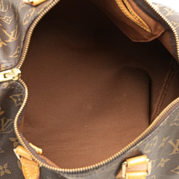 Pre-owned Louis Vuitton Monogram Speedy 30 Brown