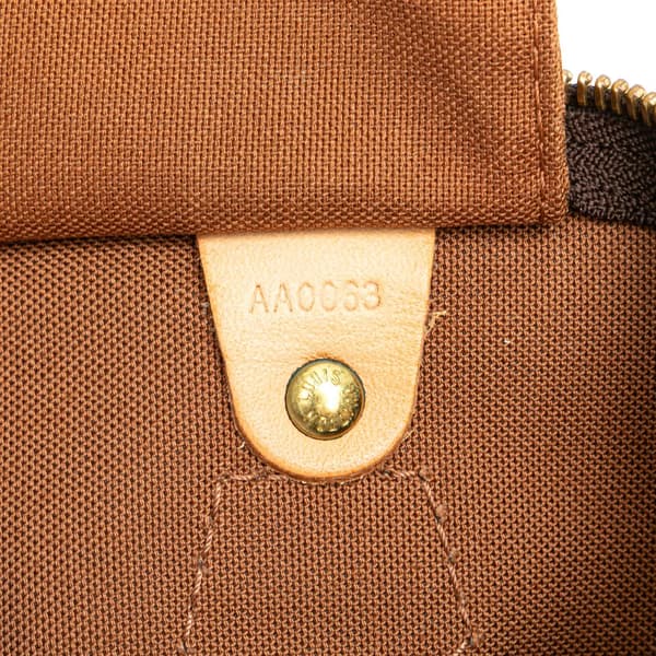 Pre-owned Louis Vuitton Monogram Speedy 30 Brown