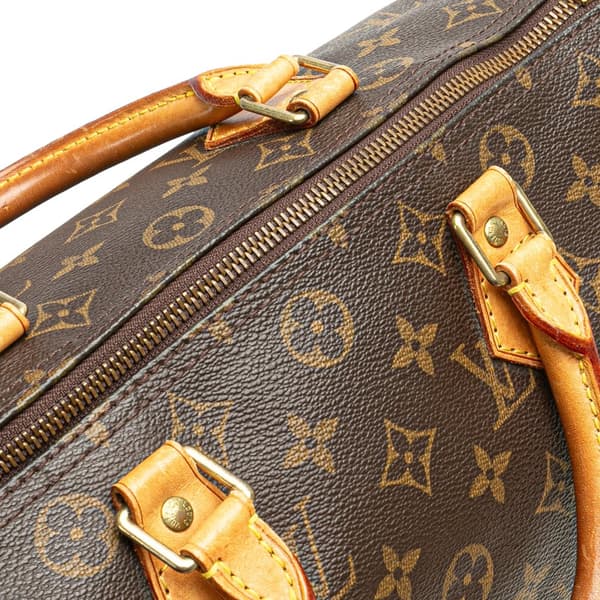 Pre-owned Louis Vuitton Monogram Speedy 30 Brown