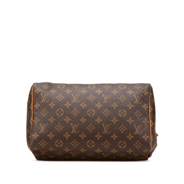 Pre-owned Louis Vuitton Monogram Speedy 30 Brown