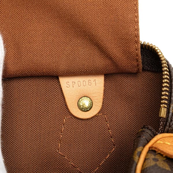 Pre-owned Louis Vuitton Monogram Speedy 30 Brown