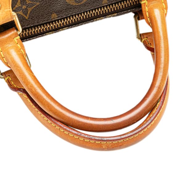 Pre-owned Louis Vuitton Monogram Speedy 30 Brown