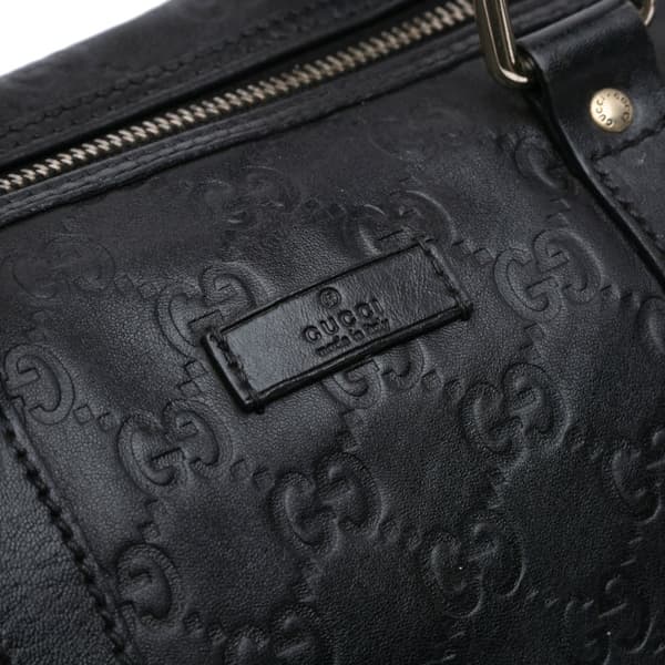 Pre-owned Gucci Guccissima Joy Boston Black