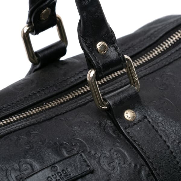 Pre-owned Gucci Guccissima Joy Boston Black