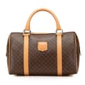 Pikkukuva 1 / 10: Pre-owned Celine Macadam Coated Canvas Boston Bag Brown