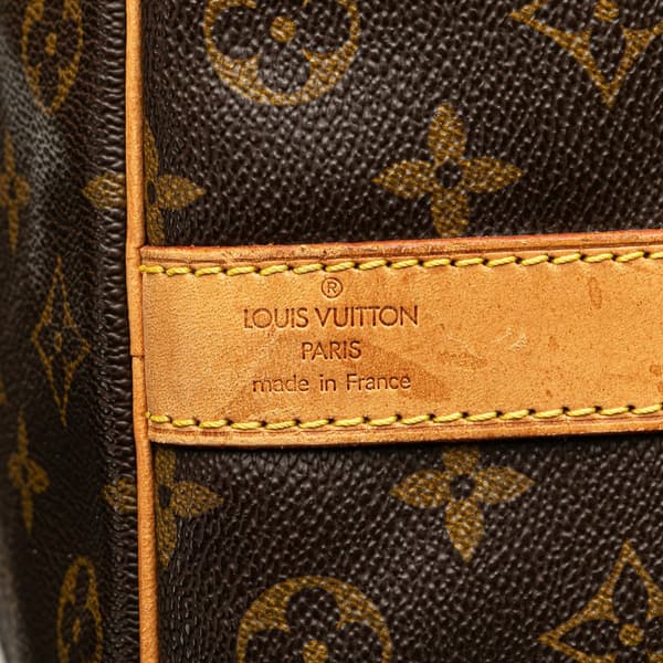 Pre-owned Louis Vuitton Monogram Keepall Bandouliere 50 Brown
