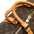 Miniatyrbild 5 av 8: Pre-owned Louis Vuitton Monogram Keepall Bandouliere 50 Brown