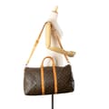 Miniatyrbild 8 av 8: Pre-owned Louis Vuitton Monogram Keepall Bandouliere 50 Brown
