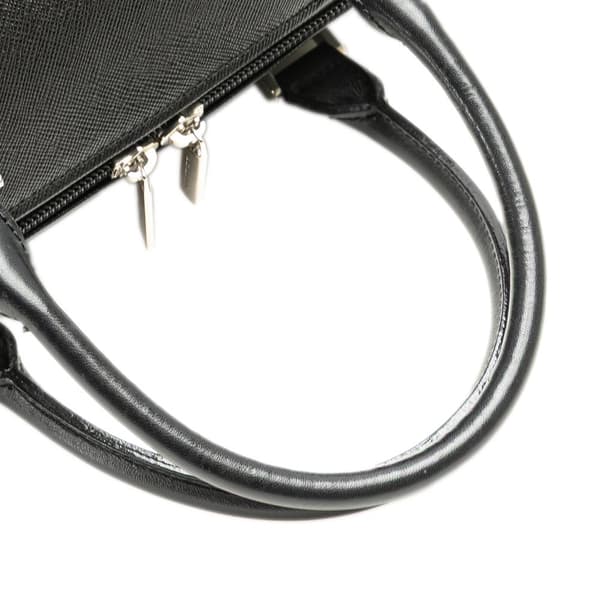 Pre-owned Burberry Leather Boston Bag Black
