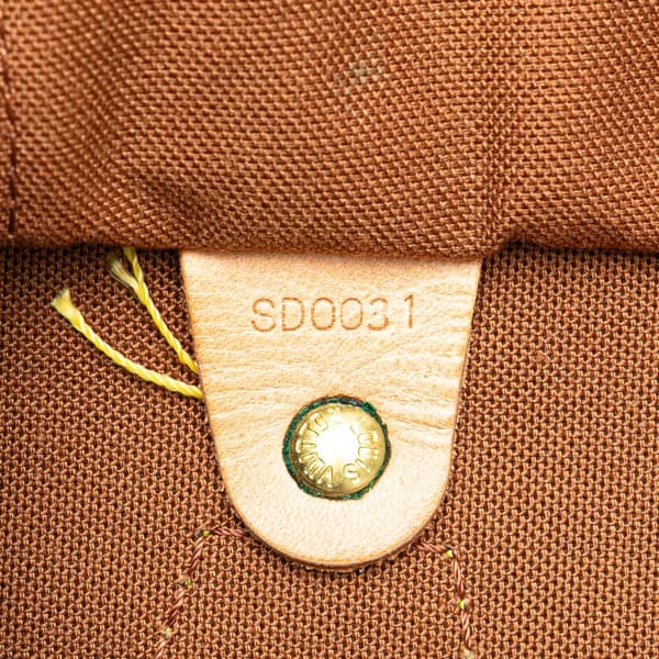 Pre-owned Louis Vuitton Monogram Speedy 30 Brown