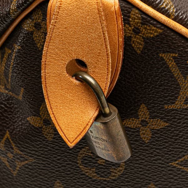 Pre-owned Louis Vuitton Monogram Speedy 30 Brown