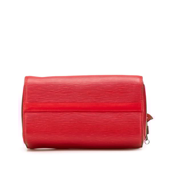 Pre-owned Louis Vuitton Epi Speedy 25 Red