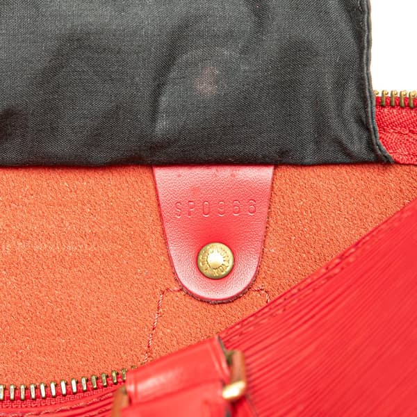 Pre-owned Louis Vuitton Epi Speedy 25 Red