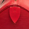 Miniatyrbild 6 av 8: Pre-owned Louis Vuitton Epi Speedy 25 Red