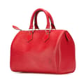 Miniatyrbild 2 av 8: Pre-owned Louis Vuitton Epi Speedy 25 Red