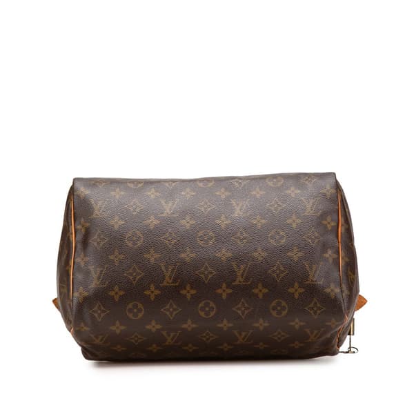 Pre-owned Louis Vuitton Monogram Speedy 30 Brown