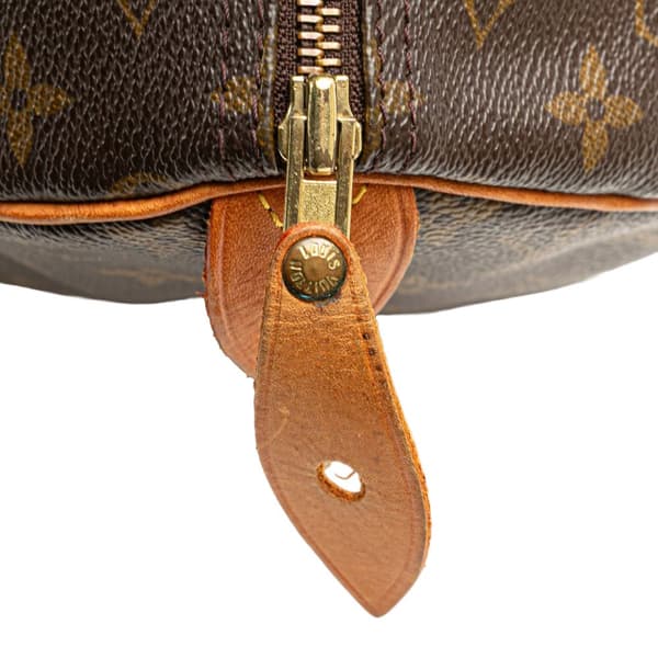 Pre-owned Louis Vuitton Monogram Speedy 30 Brown