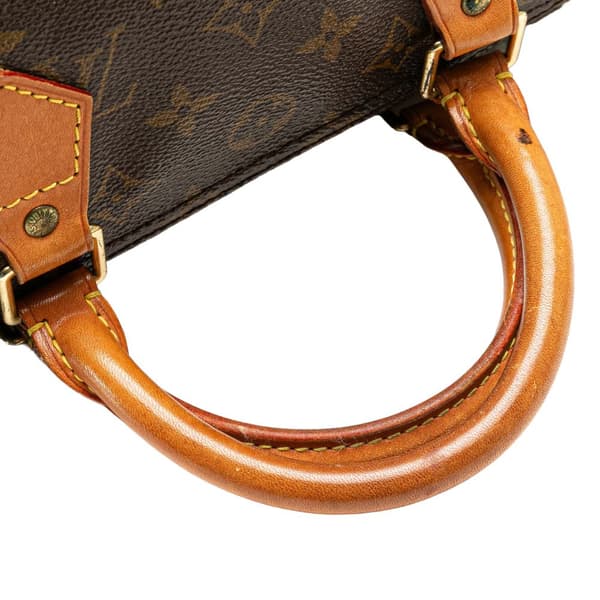 Pre-owned Louis Vuitton Monogram Speedy 30 Brown