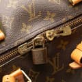 Miniatyrbild 7 av 10: Pre-owned Louis Vuitton Monogram Keepall 55 Brown