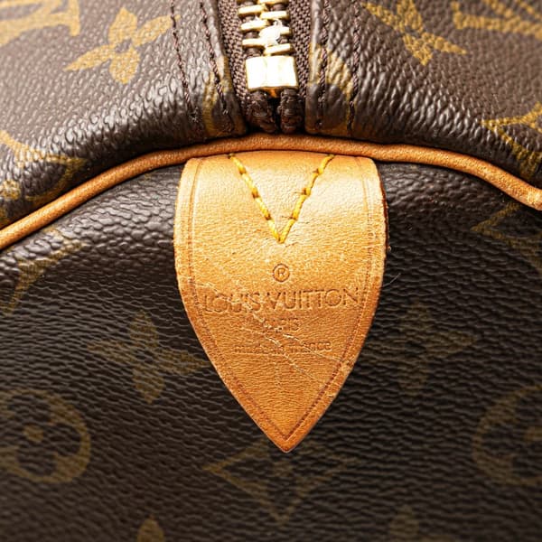 Pre-owned Louis Vuitton Monogram Keepall 55 Brown