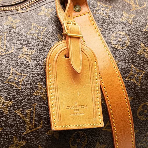 Pre-owned Louis Vuitton Monogram Keepall 55 Brown