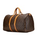Miniatyrbild 2 av 10: Pre-owned Louis Vuitton Monogram Keepall 55 Brown