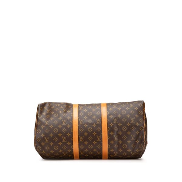 Pre-owned Louis Vuitton Monogram Keepall 50 Brown