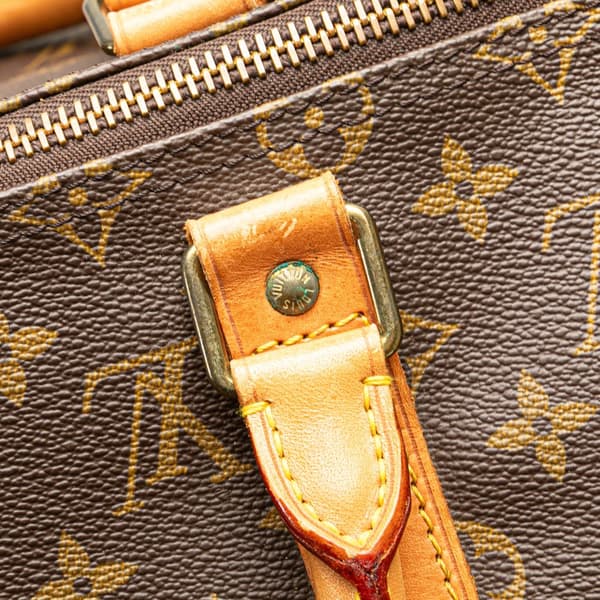 Pre-owned Louis Vuitton Monogram Keepall 50 Brown