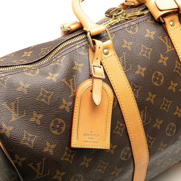 Pre-owned Louis Vuitton Monogram Keepall 45 Brown