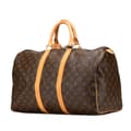 Miniatyrbild 2 av 9: Pre-owned Louis Vuitton Monogram Keepall 45 Brown