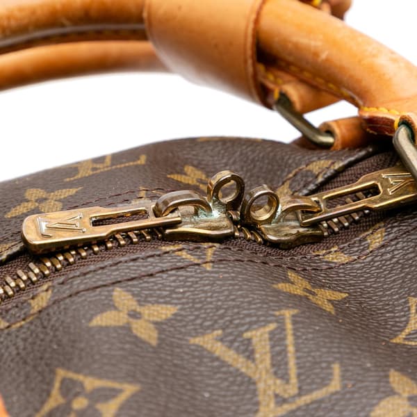 Pre-owned Louis Vuitton Monogram Keepall 55 Brown