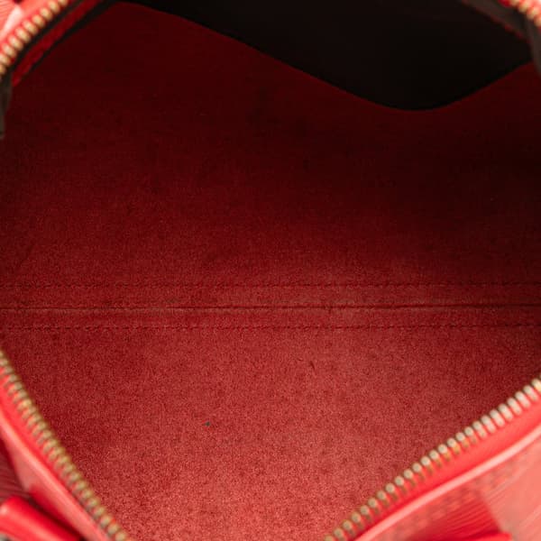 Pre-owned Louis Vuitton Epi Speedy 25 Red
