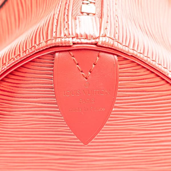 Pre-owned Louis Vuitton Epi Speedy 25 Red