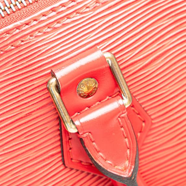 Pre-owned Louis Vuitton Epi Speedy 25 Red